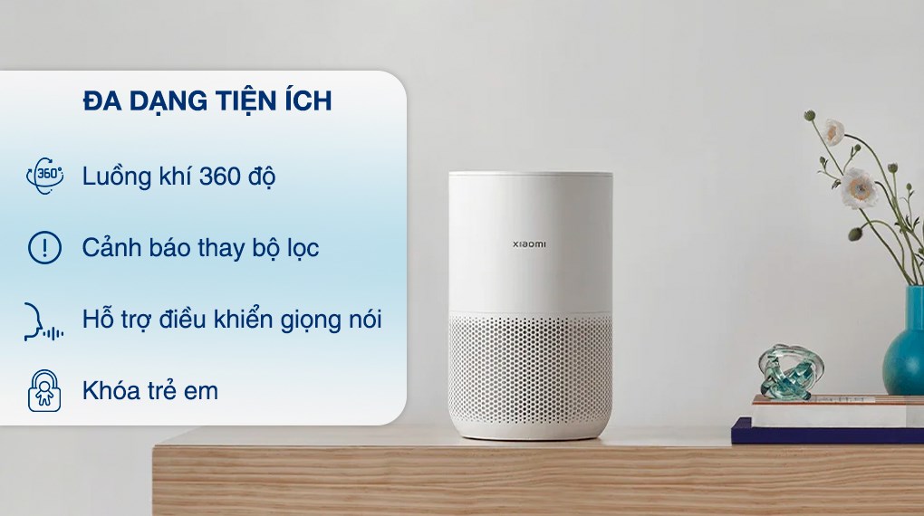 Máy lọc không khí Xiaomi Smart Air Purifier 4 Compact - Bảo hành 12 tháng